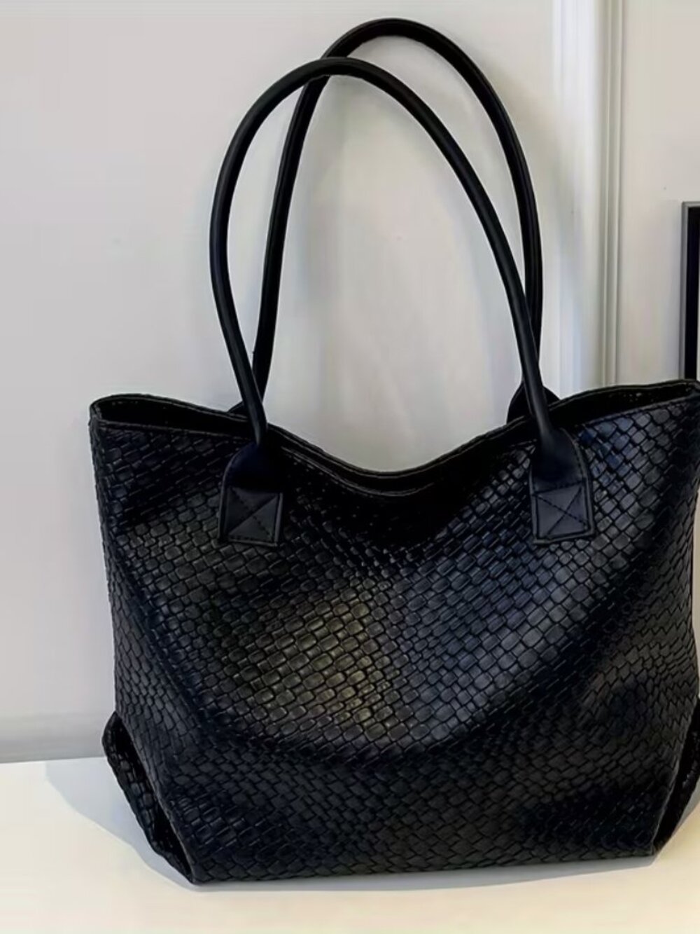 Trendy Crocodile Pattern Large Capacity Tote Bag